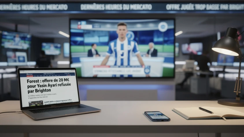 Brighton reject £20m Forest bid for Yasin Ayari as deadline day looms